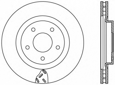 OPEN PARTS bdr243520 -  Тормозной диск